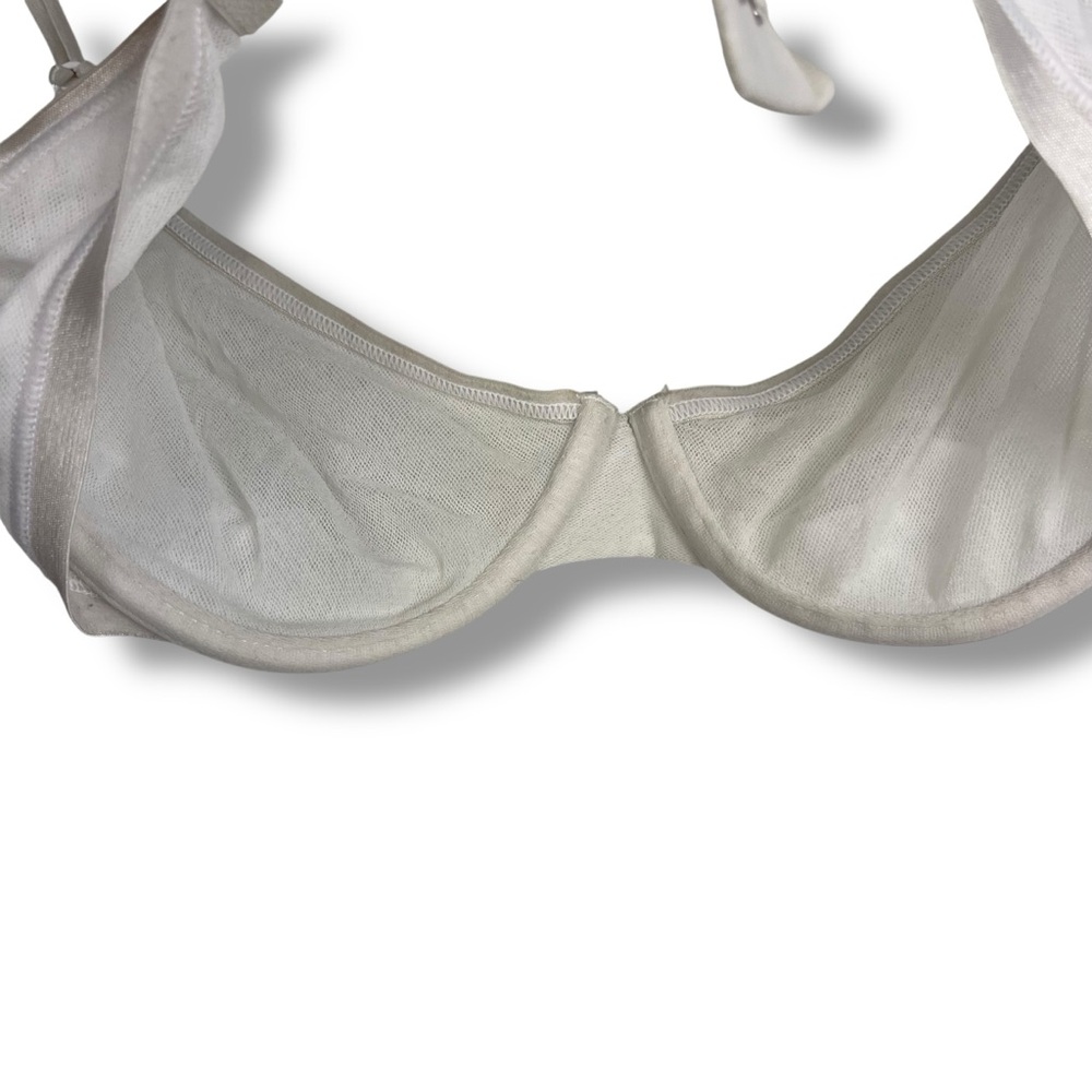 Cosabella Soire Confidence Molded Underwire Bra White Sheer Pushup 34C Italy - Picture 7 of 10